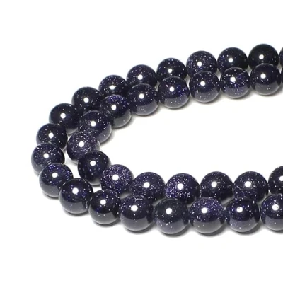 Afbeelding van MJDCB 85 stuks kralen om te rijgen, 4 mm, blauwe aardewerk, halfedelstenen, met gat, natuurlijk, rond, losse voor het maken van sieraden, armbanden, halskettingen