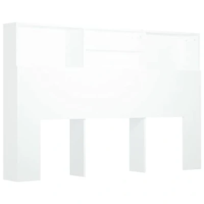 Afbeelding van vidaXL Hoofdbordkast, wit, 160 x 19 103,5 cm