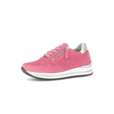 Afbeelding van Gabor Low Top sneakers voor dames, met comfortabele extra breedte (H), Camelia Silver 44, 43 EU Large