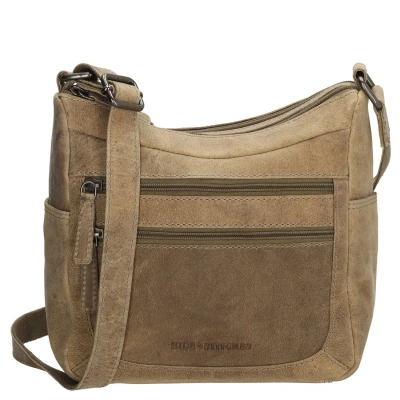 Afbeelding van Hide &amp; Stitches Idaho Schoudertas Donkerzand