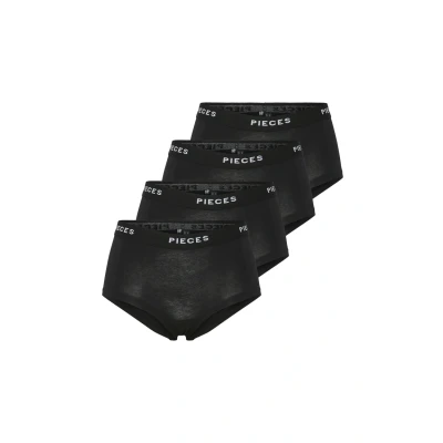 Afbeelding van Pieces boxer voor dames zwart maat xs