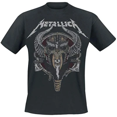 Afbeelding van Metallica Viking Heren T shirt M Zwart