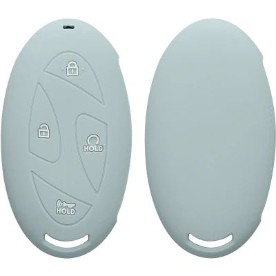Afbeelding van kwmobile autosleutel hoesje geschikt voor Hyundai 7 Knoppen Ioniq 6 Grandeur GN7 KONA 2023 hoes TPU behuizing Beschermende auto sleutel case Sleuteletui in cool mint