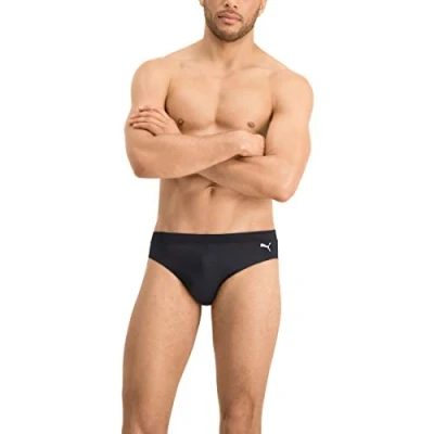 Afbeelding van Puma SWIM MEN Classic Brief Zwemslips, Heren, Maat: Medium, Black