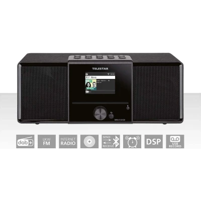 Afbeelding van Telestar DIRA S 32i CD Internetradio met speler DAB+, Internet, VHF (FM) CD, Bluetooth, WiFi, USB, Opnamefunctie, Incl. afstandsbediening,