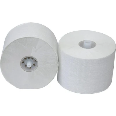 Afbeelding van Europroducts Toiletpapier p50600 met dop 1 laags luxe crepe 36st