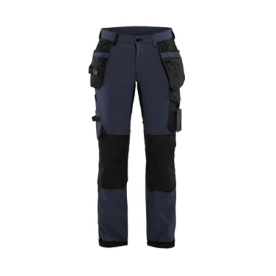 Afbeelding van Blaklader Dames 4 weg stretch werkbroek 7192 1645 Donker marineblauw/Zwart C48