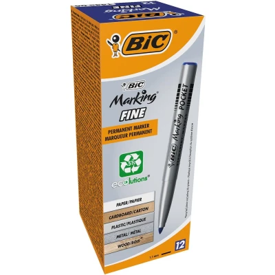 Afbeelding van BIC 8209012 markeerstift 12 stuk(s) Blauw