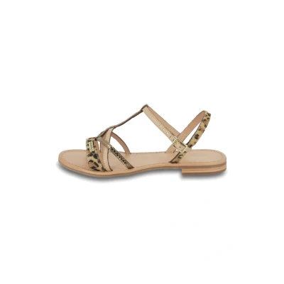 Afbeelding van Les Tropeziennes par M Belarbi Hirogumpo Sandalen, Dames, Maat: 38, Leopard Leer