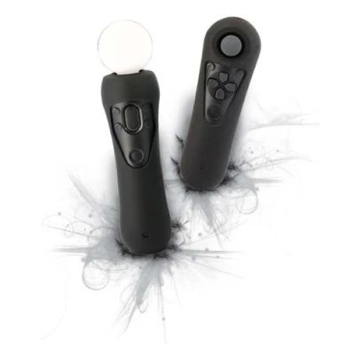 Afbeelding van Bigben Siliconen Beschermhoes Zwart PS3