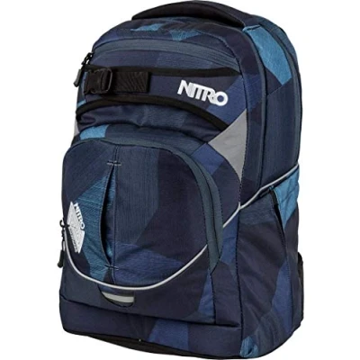 Afbeelding van Nitro DAY Superhero 44 CM Backpack voor kinderen, Maat: One Size, Fragments blue