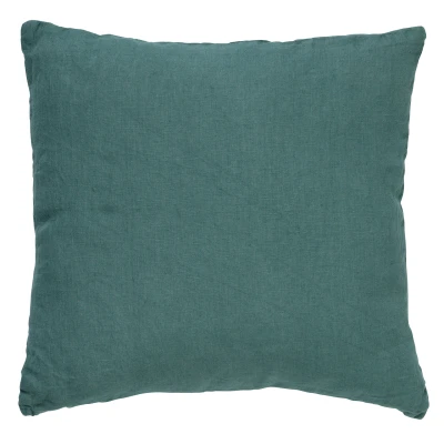 Afbeelding van Dutch Decor LINN Sierkussen 45x45 cm 100% linnen effen kleur Sagebrush Green groen