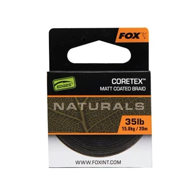 Afbeelding van Fox Edges Naturals Coretex Hooklink 25lb (20m) Karper onderlijn materiaal