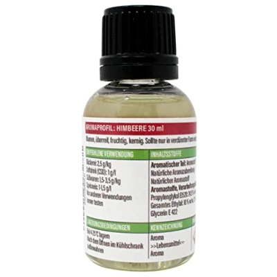 Afbeelding van Frambozenconcentraat 30 ml Super aroma Voor de voedingsindustrie en hobbyisten Voedselaroma Kooksmaak Aromatische druppels koken, bakken mengen