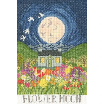 Afbeelding van Bothy Threads Lizzie Spikes Flower Moon borduren (pakket) XDD2