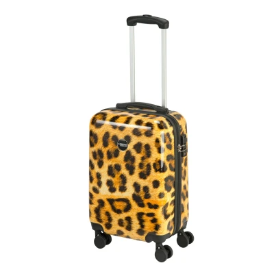 Afbeelding van Princess Traveller Animal Print Cabin Trolley leopard II Harde Koffer