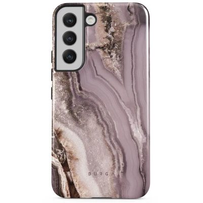 Afbeelding van BURGA Telefoonhoesje voor Samsung Galaxy S22 Schokbestendige Hardcase Hoesje Golden Taupe
