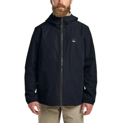 Afbeelding van Jack Wolfskin Terraview Outdoorjas, Heren, Maat: Medium, Cold coffee