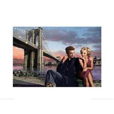 Afbeelding van Kunstdruk Brooklyn Nights Chris Consani 80x60cm