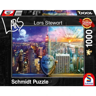 Afbeelding van Schmidt Spiele New York dag en nacht (1000 onderdelen)