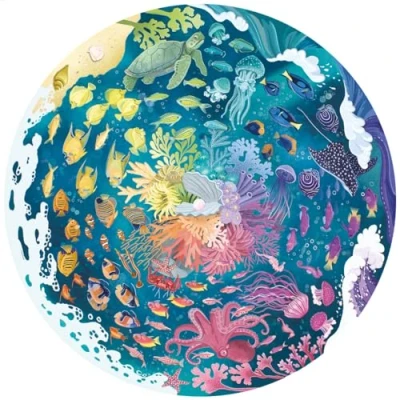 Image de Puzzle rond 500 pièces Ravensburger Océan Circle of Colors