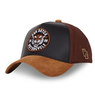Afbeelding van Von Dutch Motorcycle Vintage suede trucker cap