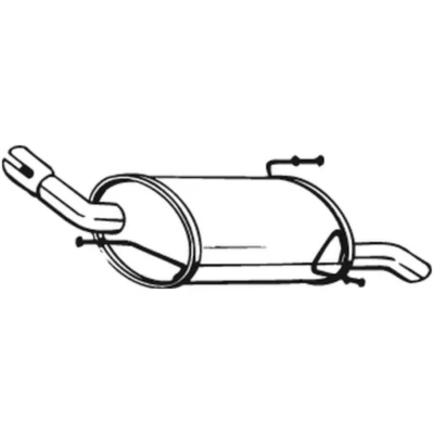 Image de Silencieux arrière bosal 185 615