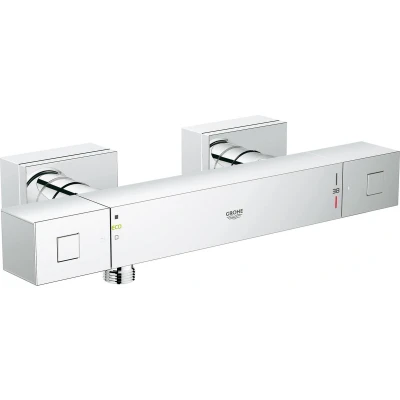 Afbeelding van GROHE Cube douchekraan thermostatisch met koppelingen HOH=150 mm