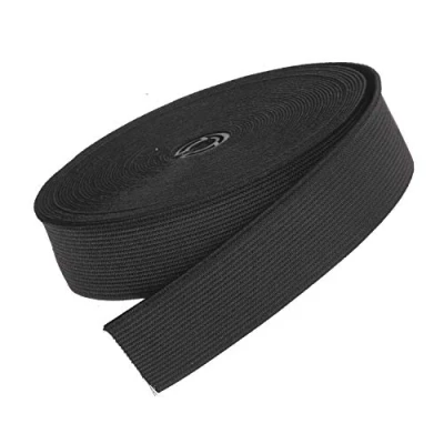 Afbeelding van The Bead Shop Platte elastiekjes Stretch Band Naaien Elastiek Taillebanden, Naaien, Pruik maken 6 meter (zwart, 20mm)