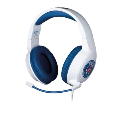 Afbeelding van Konix PSG Casque gaming filaire pour PC, PS4, PS5, Switch, Xbox One et Series XS Microphone 45 Câble 1,5 m Prise Jack 3,5 mm Blanc bleu