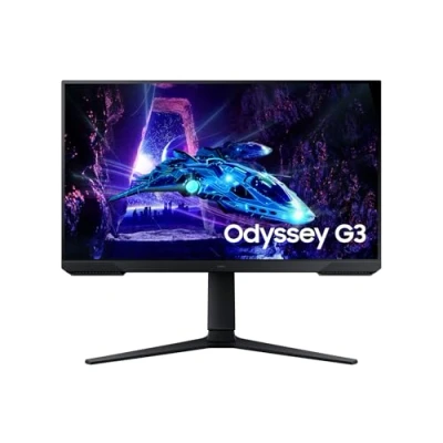 Afbeelding van SAMSUNG LS27DG300EUXEN Odyssey G3 27 inch Full HD Gaming Monitor (1920 x 1080, 16:9, 180Hz, 1ms, IPS paneel, AMD FreeSync, Eye Saver Mode, Flicker Free), zwart, versie 2024