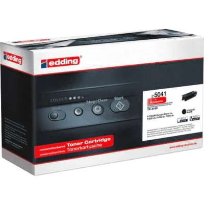 Afbeelding van Edding Toner vervangt Kyocera TK 3160 Compatibel Zwart 12500 bladzijden EDD 5041 18