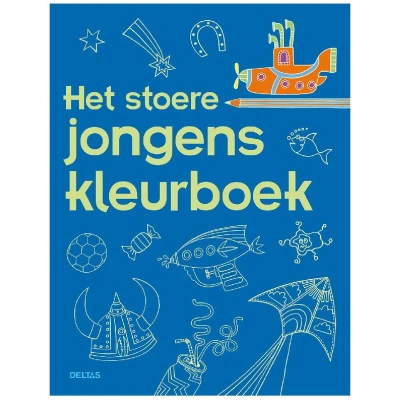 Afbeelding van Kleurboek Stoere Jongens