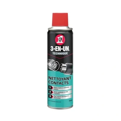 Afbeelding van 3 in UN Technique contactreiniger, aerosol spray, sneldrogend, zonder uitspoelen en resten, geschikt voor alle metalen, vinyl, kunststoffen rubber, 250 ml