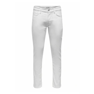Afbeelding van Only &amp; Sons Onsloom Slim fit jeans, Heren, Maat: 30x30, White denim