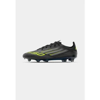 Afbeelding van adidas Performance F50 PRO FG Voetbalschoenen met kunststof noppen, Heren, Maat: 36, Core black/iron metallic/lucid lemon Kunststof/ textiel