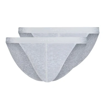 Afbeelding van Skiny 2ER PACK Retro Slip, Heren, Maat: Medium, Grau