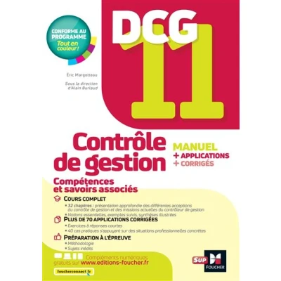 Image de DCG 11 Contrôle de gestion Manuel et applications