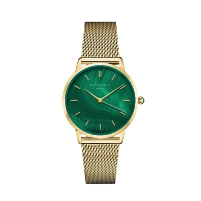 Afbeelding van Rosefield Pearl EDIT Emerald Horloge goldcoloured, Dames, Maat: One Size, Gold coloured