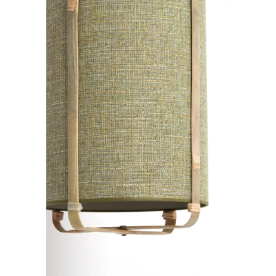 Afbeelding van Light &amp; Living Hanglamp SENDAI Ø32x60cm Groen