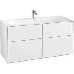 Afbeelding van Villeroy &amp; Boch Finion wastafelonderbouwkast met 4 laden voor