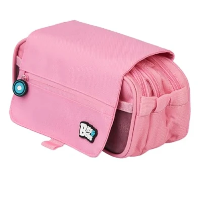 Afbeelding van Grafoplás Garfoplas pennenetui, roze, 23 x 10 cm, drievoudig etui met klep
