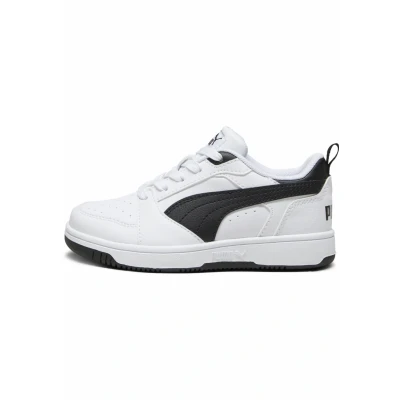 Afbeelding van Rebound V6 Lo sneakers, Zwart/Wit, Maat 32 PUMA