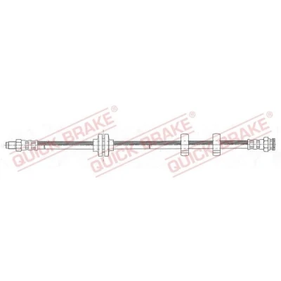 Afbeelding van QUICK BRAKE 32.980 Remslang 398 M10x1 ALFA ROMEO: 147, GT, 156 Sportwagon