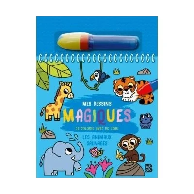Image de Je colorie avec de l&#039;eau Les animaux sauvages