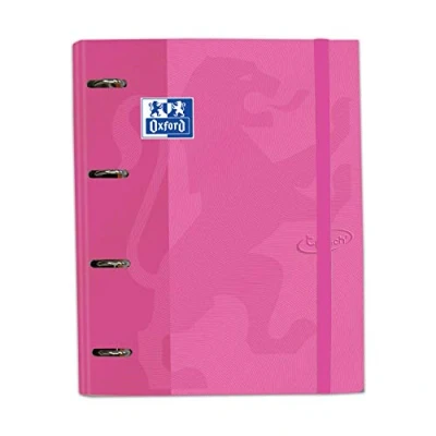 Afbeelding van Ringmap Oxford Touch Europeanbinder Roze A4