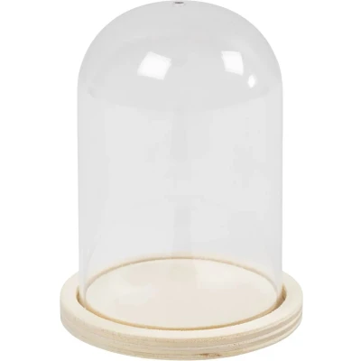 Afbeelding van Stolp Creotime met houten voet 9.5cm x 6cm