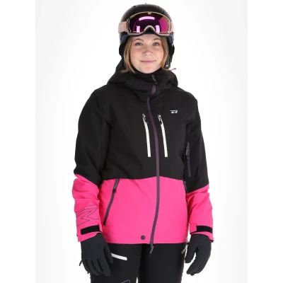 Afbeelding van Rehall SABINIO R Dames Wintersportjas Roze XL Ski Jas Snowboardjas Gevoerde