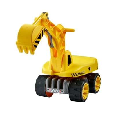 Image de Porteur enfant BIG Maxi Pelleteuse Jaune