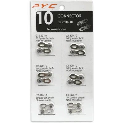 Afbeelding van P.Y.C. Pyc kettingschakel 10 speed per 6 stuks op kaart